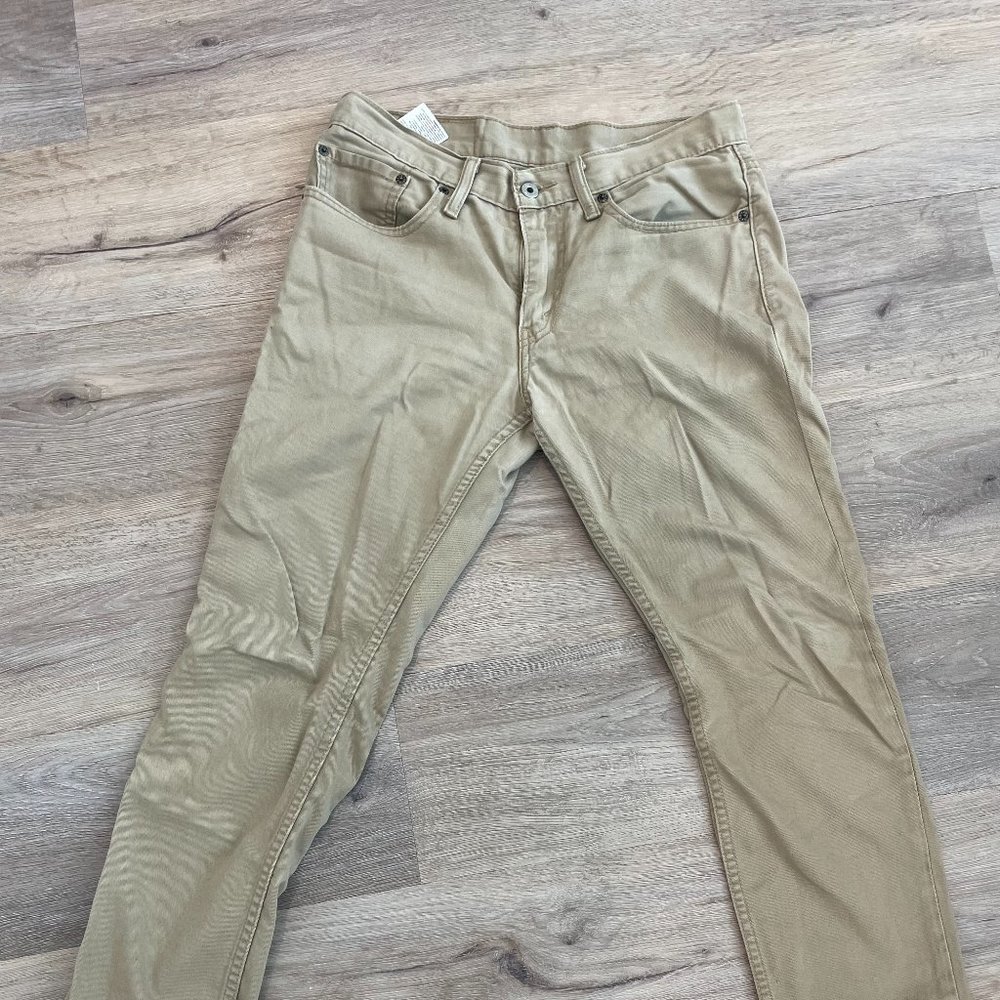 Levi's 511 Jean Cut Tan Slim Fit Men's Jeans 31x30 - measures 30x28